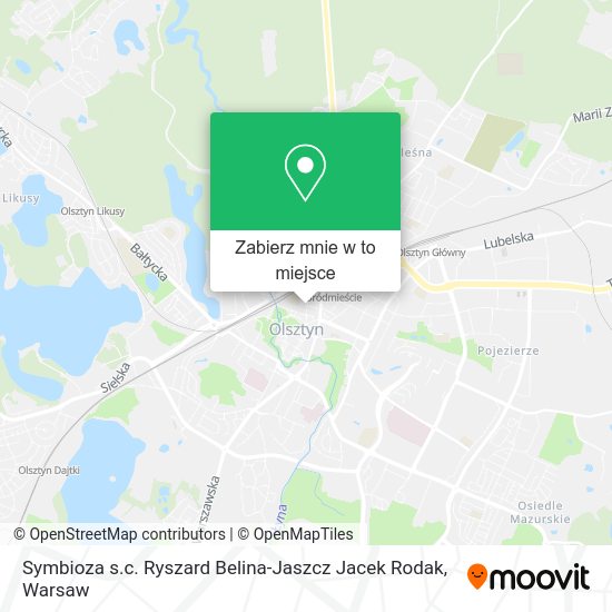 Mapa Symbioza s.c. Ryszard Belina-Jaszcz Jacek Rodak