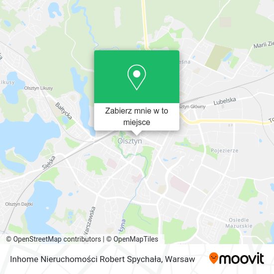 Mapa Inhome Nieruchomości Robert Spychała