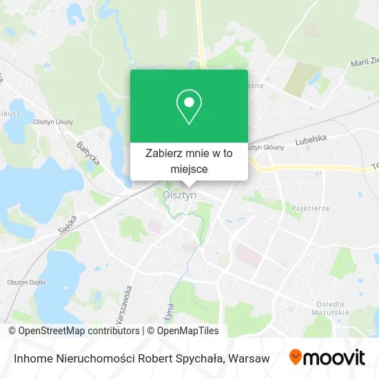 Mapa Inhome Nieruchomości Robert Spychała