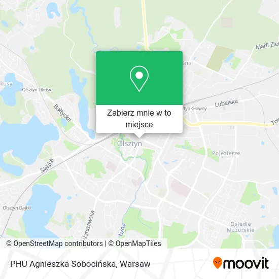 Mapa PHU Agnieszka Sobocińska