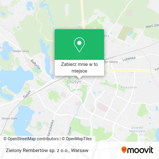 Mapa Zielony Rembertów sp. z o.o.