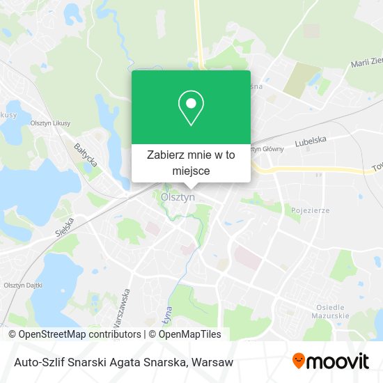 Mapa Auto-Szlif Snarski Agata Snarska