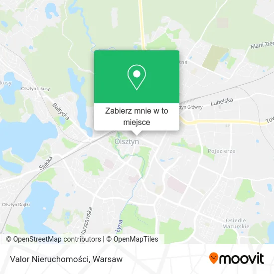Mapa Valor Nieruchomości