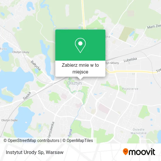 Mapa Instytut Urody Sp