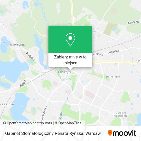 Mapa Gabinet Stomatologiczny Renata Ryńska