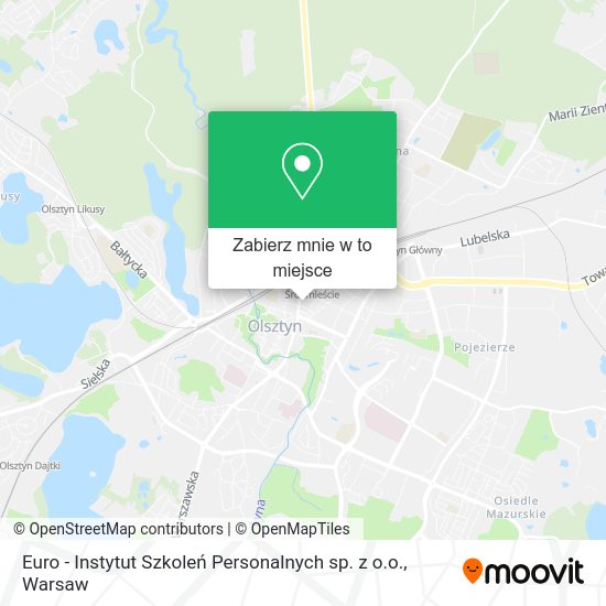 Mapa Euro - Instytut Szkoleń Personalnych sp. z o.o.