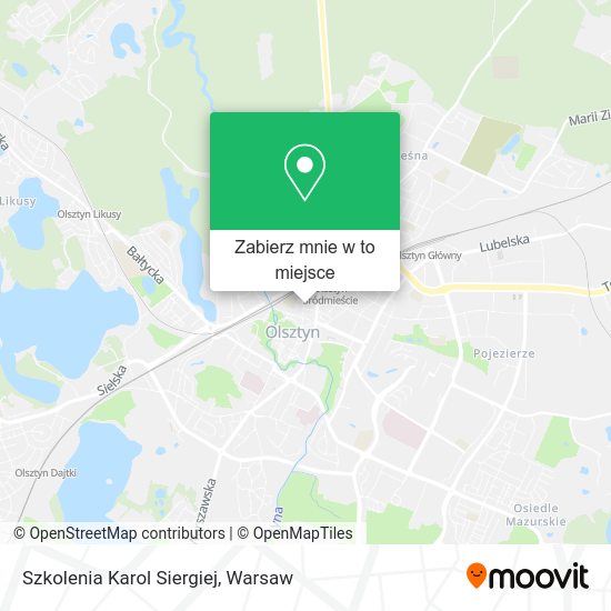 Mapa Szkolenia Karol Siergiej