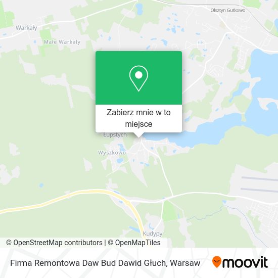 Mapa Firma Remontowa Daw Bud Dawid Głuch