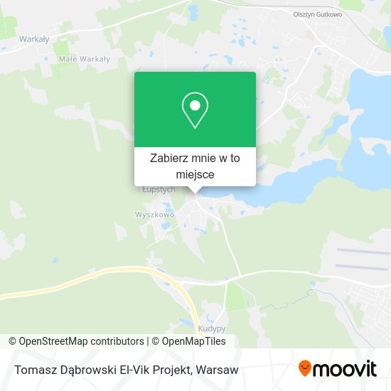 Mapa Tomasz Dąbrowski El-Vik Projekt