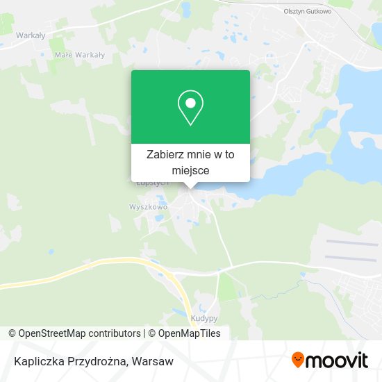 Mapa Kapliczka Przydrożna