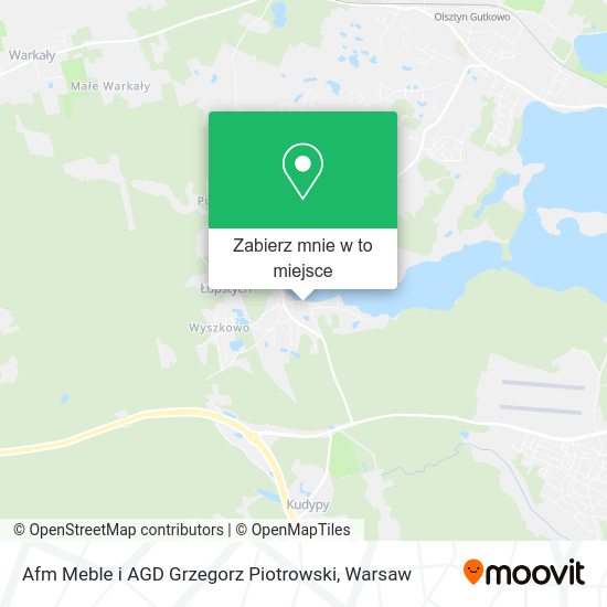 Mapa Afm Meble i AGD Grzegorz Piotrowski