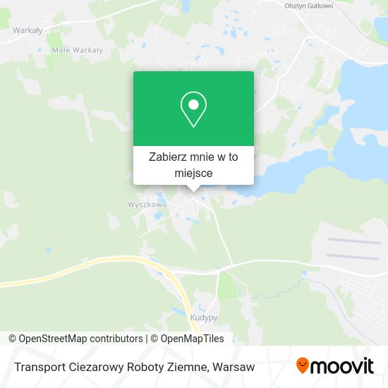 Mapa Transport Ciezarowy Roboty Ziemne