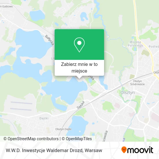Mapa W.W.D. Inwestycje Waldemar Drozd