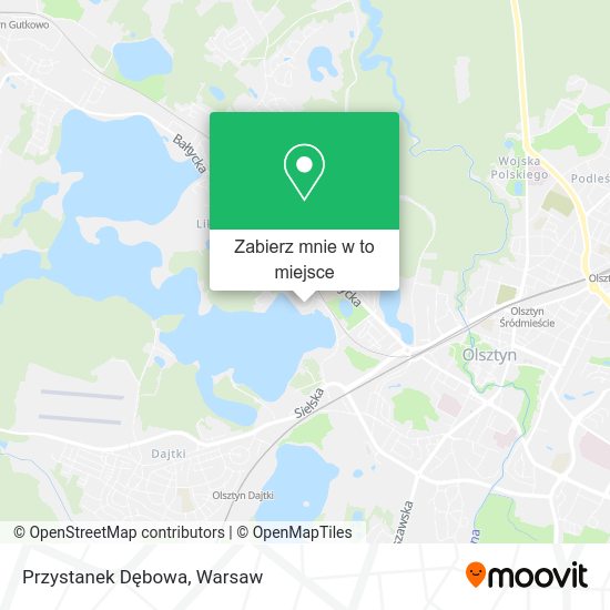 Mapa Przystanek Dębowa