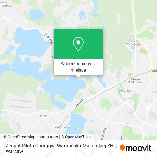 Mapa Zespół Pilota Chorągwi Warmińsko-Mazurskiej ZHP