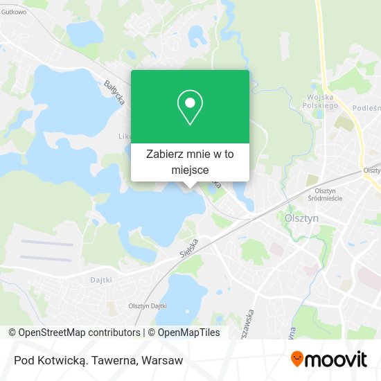 Mapa Pod Kotwicką. Tawerna