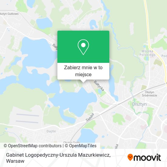 Mapa Gabinet Logopedyczny-Urszula Mazurkiewicz