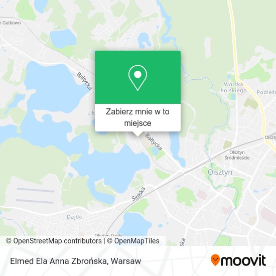 Mapa Elmed Ela Anna Zbrońska