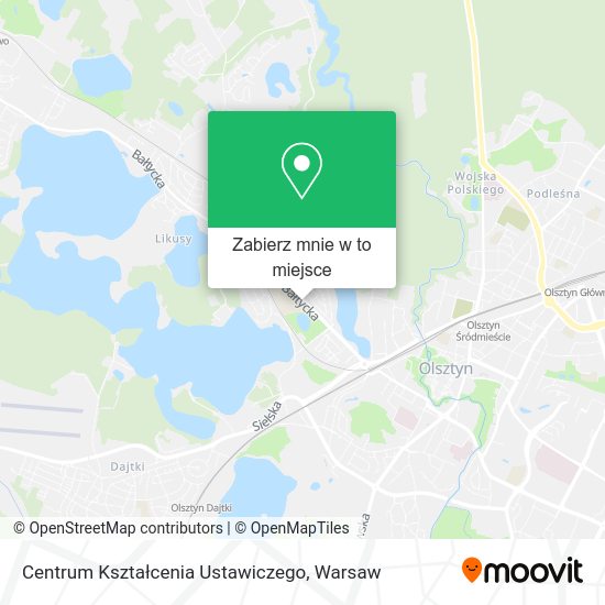 Mapa Centrum Kształcenia Ustawiczego