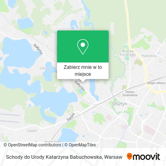 Mapa Schody do Urody Katarzyna Babuchowska