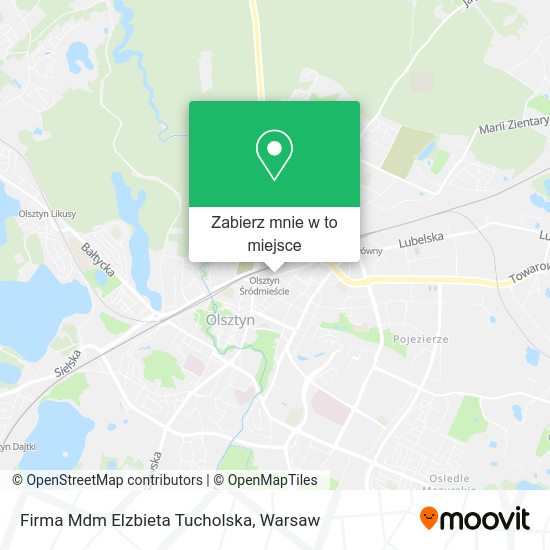 Mapa Firma Mdm Elzbieta Tucholska