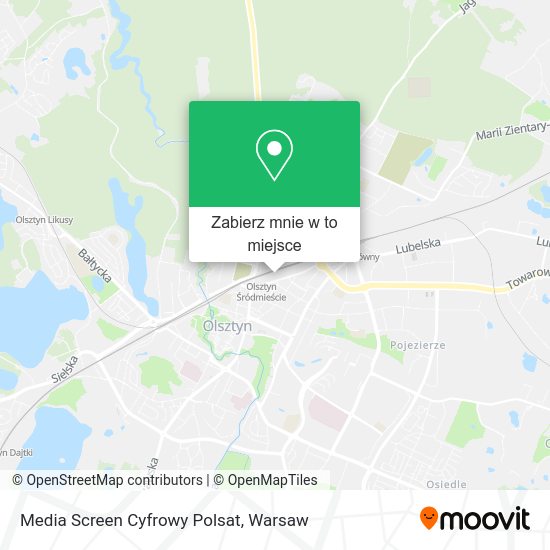 Mapa Media Screen Cyfrowy Polsat