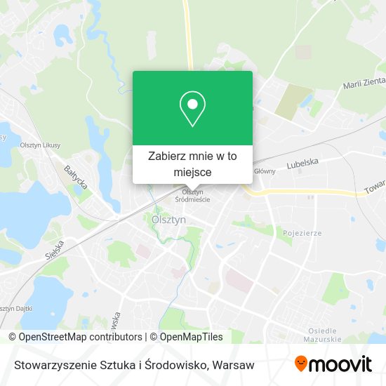 Mapa Stowarzyszenie Sztuka i Środowisko