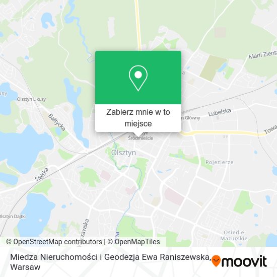 Mapa Miedza Nieruchomości i Geodezja Ewa Raniszewska