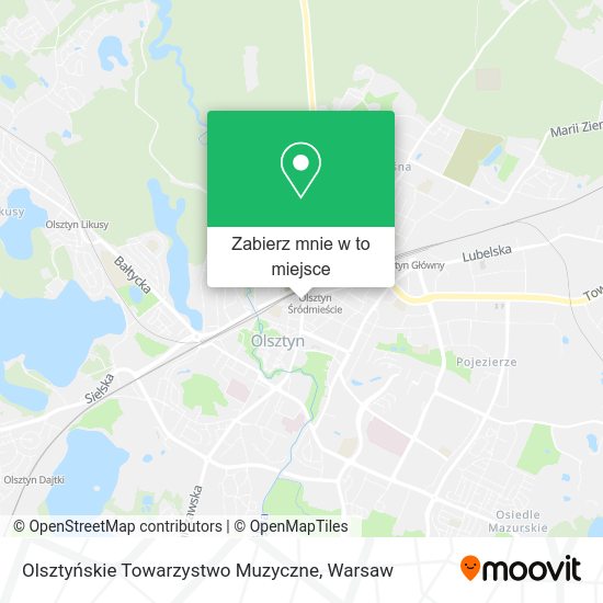 Mapa Olsztyńskie Towarzystwo Muzyczne