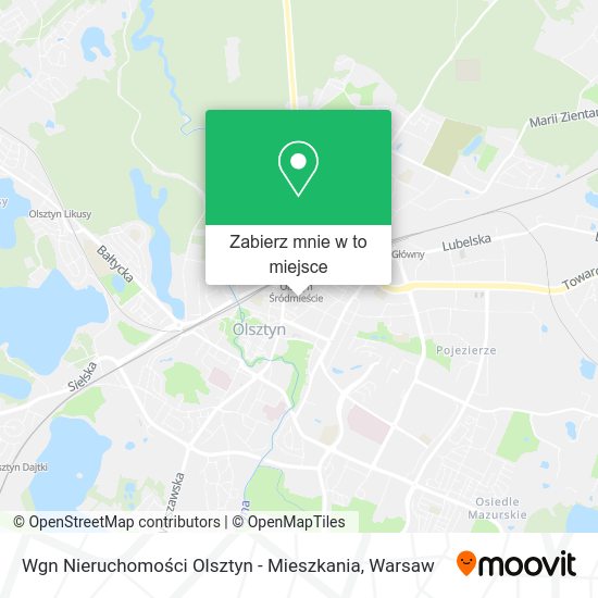 Mapa Wgn Nieruchomości Olsztyn - Mieszkania