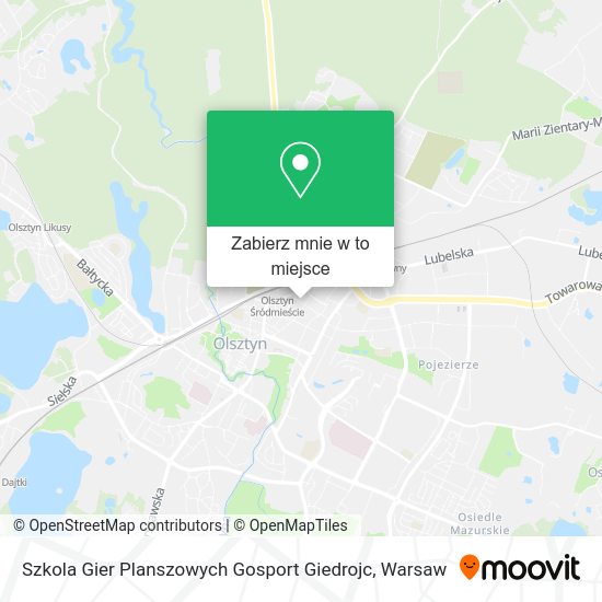 Mapa Szkola Gier Planszowych Gosport Giedrojc