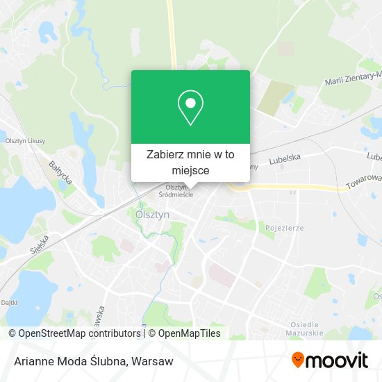 Mapa Arianne Moda Ślubna