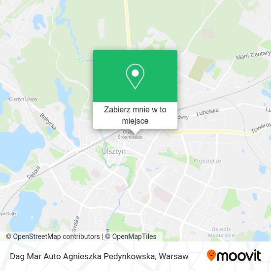 Mapa Dag Mar Auto Agnieszka Pedynkowska