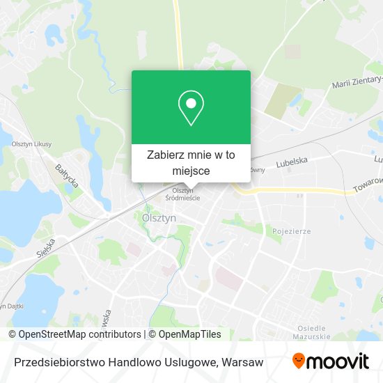 Mapa Przedsiebiorstwo Handlowo Uslugowe