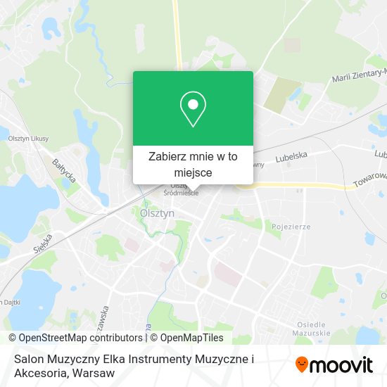 Mapa Salon Muzyczny Elka Instrumenty Muzyczne i Akcesoria