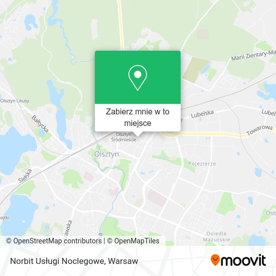 Mapa Norbit Usługi Noclegowe