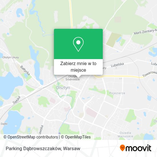 Mapa Parking Dąbrowszczaków