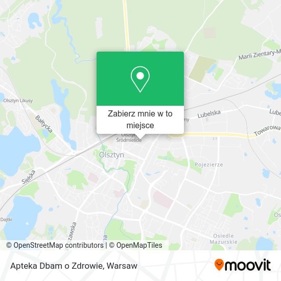 Mapa Apteka Dbam o Zdrowie