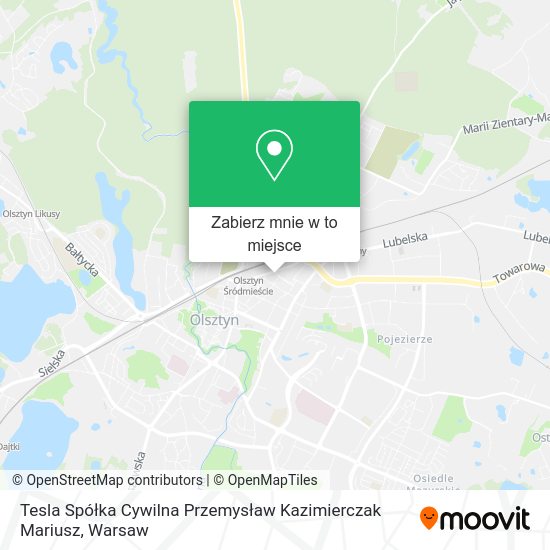 Mapa Tesla Spółka Cywilna Przemysław Kazimierczak Mariusz