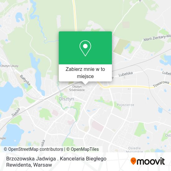 Mapa Brzozowska Jadwiga . Kancelaria Biegłego Rewidenta