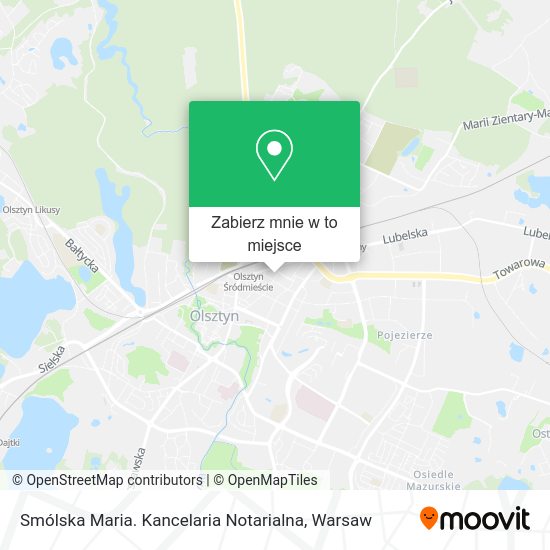 Mapa Smólska Maria. Kancelaria Notarialna