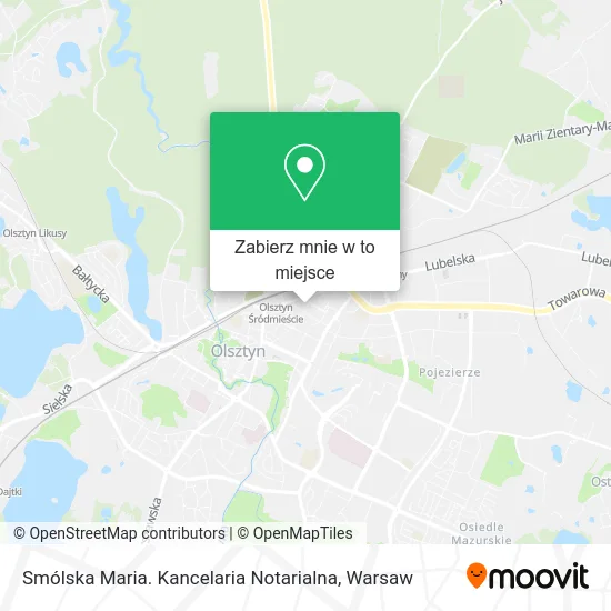 Mapa Smólska Maria. Kancelaria Notarialna