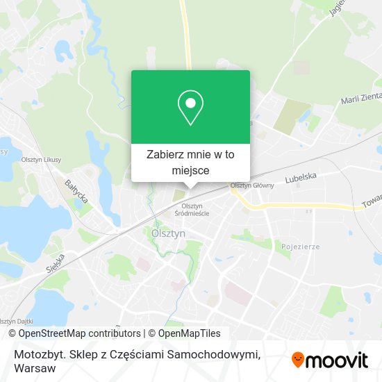 Mapa Motozbyt. Sklep z Częściami Samochodowymi