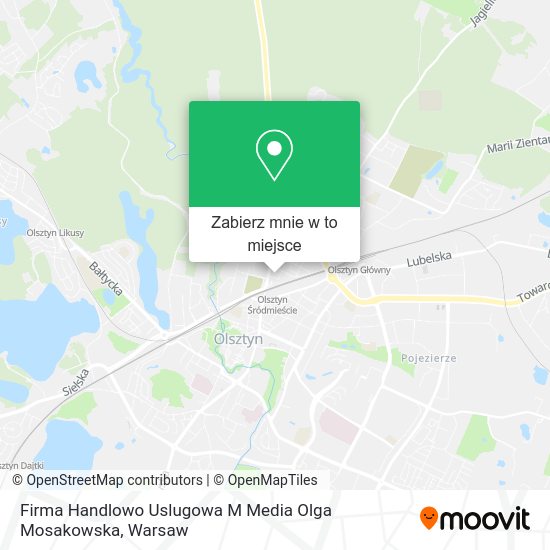 Mapa Firma Handlowo Uslugowa M Media Olga Mosakowska