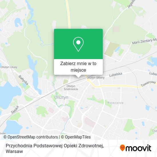 Mapa Przychodnia Podstawowej Opieki Zdrowotnej