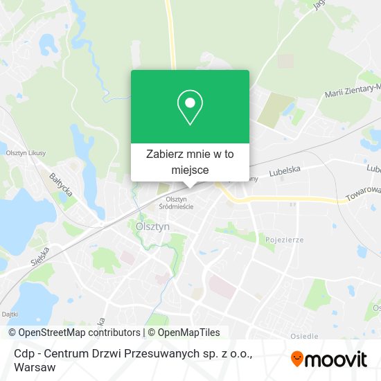 Mapa Cdp - Centrum Drzwi Przesuwanych sp. z o.o.