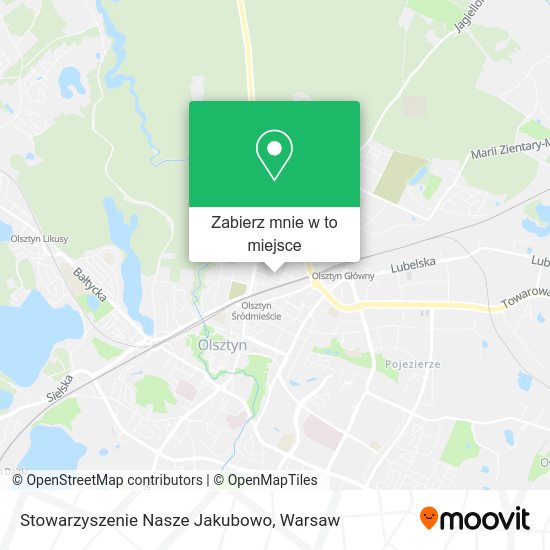 Mapa Stowarzyszenie Nasze Jakubowo