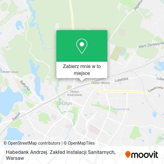 Mapa Habedank Andrzej. Zakład Instalacji Sanitarnych