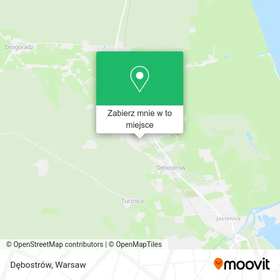 Mapa Dębostrów