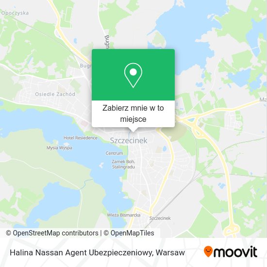 Mapa Halina Nassan Agent Ubezpieczeniowy